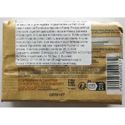 Sapun solid Le petit Olivier cu ulei de argan, 100g