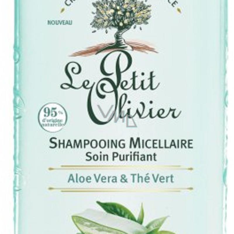 Șampon Micelar Purificator LE PETIT OLIVIER 250ml cu Aloe Vera & Ceai Verde Fără Silicon