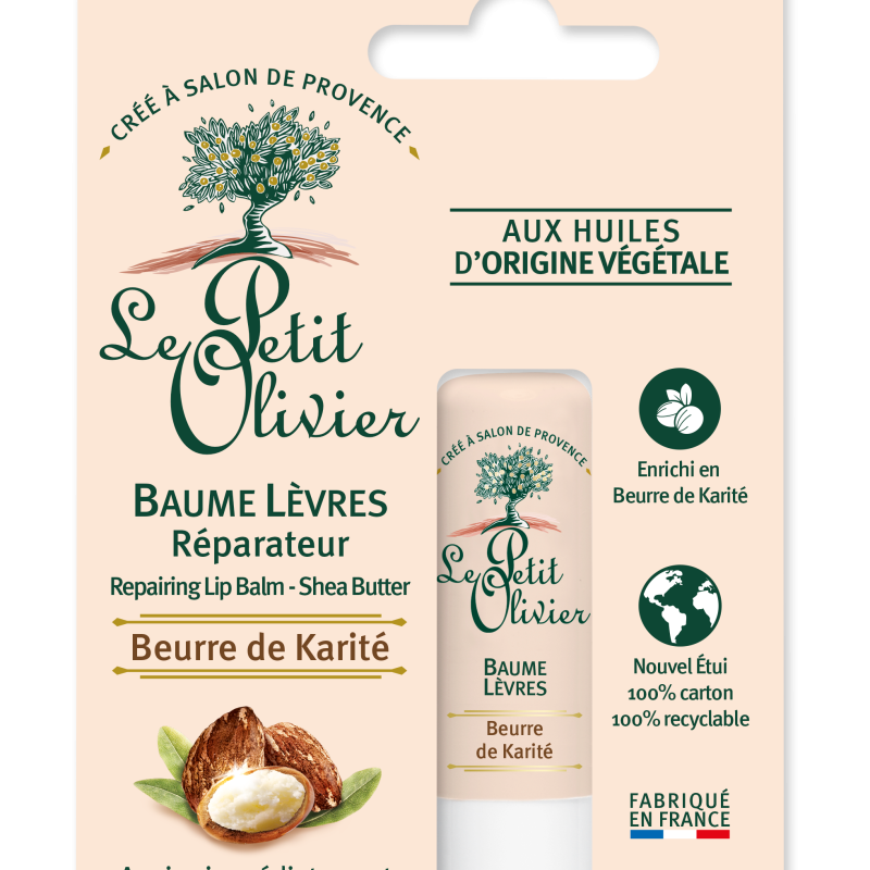 LE PETIT OLIVIER Balsam de Buze Reparator cu Unt de Shea 4g