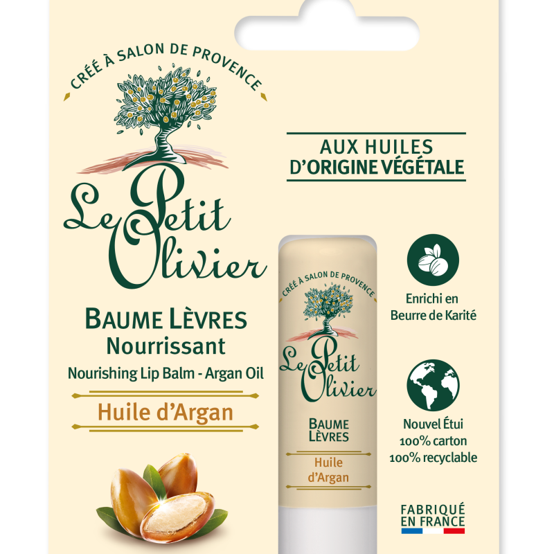 LE PETIT OLIVIER Balsam de Buze Hrănitor cu Ulei de Argan 4g