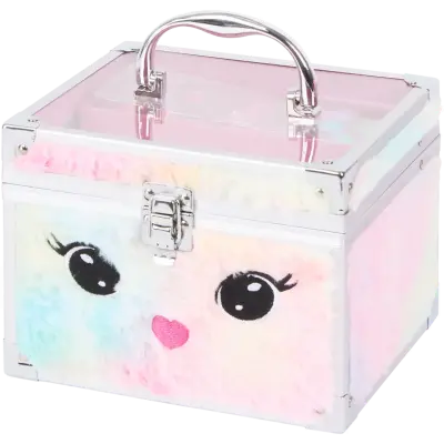 Trusă de înfrumusețare pentru copii I Love My Style – produse de machiaj colorate, cu lacăt