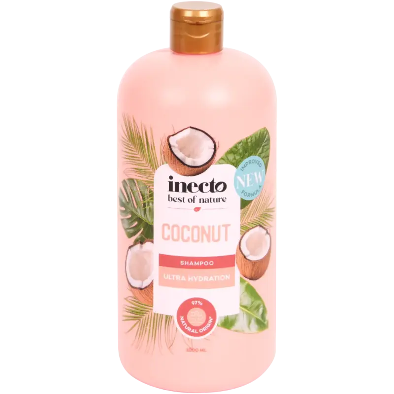 Șampon ultra hidratant cu cocos Inecto Essentials 1000 ml
